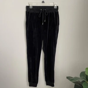 Juicy Couture Trainingshose schwarz Samt Velour Größe S - Bild 1 von 3