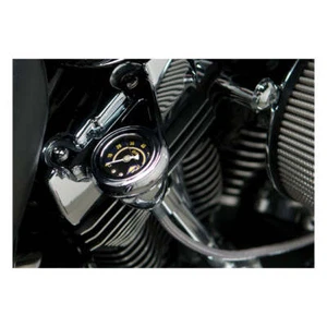 Arlen Ness Moto Oil Pressure Gauge Kit Smooth For 99-17 Twin Cam (NU) Chrome - Picture 1 of 1