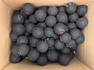 Job Lot Dunlop Mixed Squash, Squash Balls x100 Pcs, Black, New, With Free Balls - Picture 1 of 12
