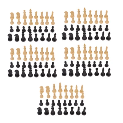 160 Pieces International Chess Set Classic Standard Pieces - Image 1 of 4