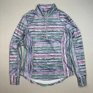 Zero Restriction Renae Quarter Zip Mock Womens Small Performance Golf Shirt - Picture 1 of 6