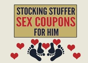STOCKING STUFFER SEX COUPONS FOR HIM: SEX COUPONS BOOK AND By J.johnson **NEW**