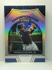 Ronald Acuna Jr. 2022 Prizm #CS-1 Championship Stage Silver Prizm Atlanta Braves