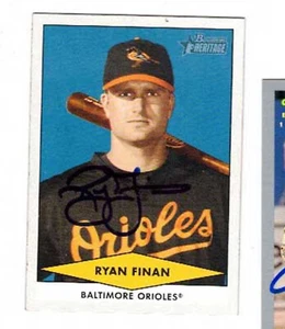 RYAN Finan On-Card Autograph Authenticated Out-of-Pack Quality - Bild 1 von 2