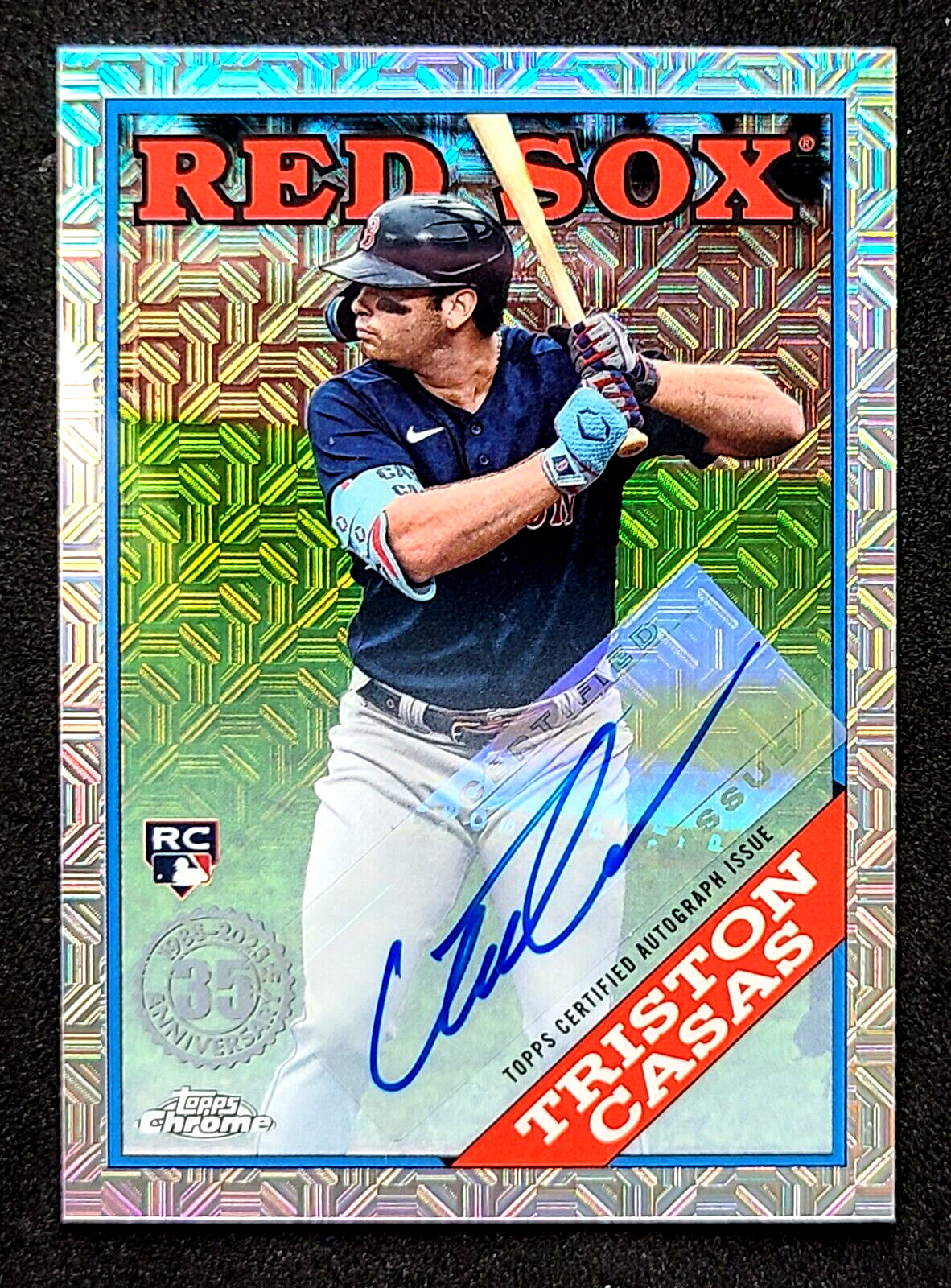 2023 Topps Series 2 Silver Pack Mojo Refractor  Triston Casas Auto /99 #2T88C-59