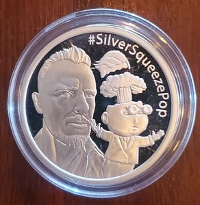 Escudo de Plata 2023 Silver Squeeze Pop Prueba Ronda Guerra Mundial Meme 39 - Imagen 1 de 3