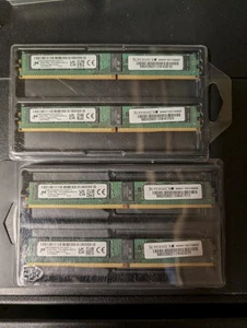Micron 32GB DDR4 ECC RDIMM PC4-3200AA VLP Supermicro MTA18ADF4G72PZ-3G2F1T1 - Bild 1 von 3