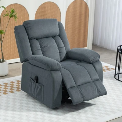 HOMCOM Fernsehsessel mit Aufstehhilfe TV-Sessel mit Liegefunktion für Wohnzimmer - Bild 1 von 4