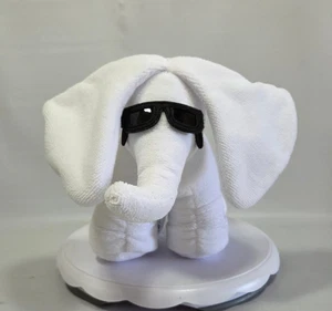 Disney Cruise Line Handtuch Tier 9 Zoll Plüschtier Elefant in Sonnenbrille Stofftier DCL - Bild 1 von 7