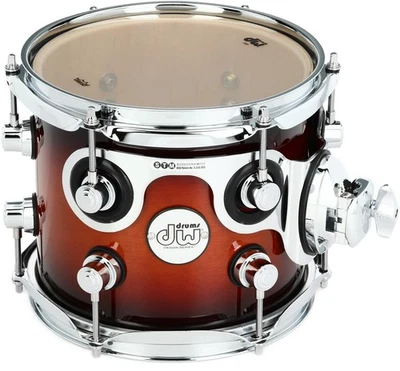 DW Design Series Rack Tom - 7 x 8 inch - Tobacco Burst - Image 1 of 4