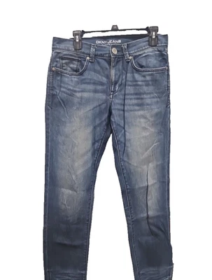 Pantalones de mezclilla DKNY para hombre azules 32x32 Williamsburg calce ajustado informales elásticos modernos Foto 1 de 4