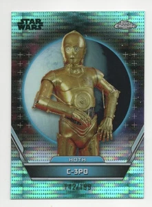 2024 Topps Star Wars Hyperspace #74 C-3PO Aqua Sonar Refractor /199 - Picture 1 of 2