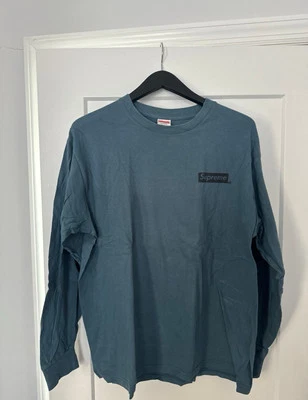 Lightly Used Supreme Sacred Unique Long Sleeve Dusty Blue Size Large - Image 1 of 3