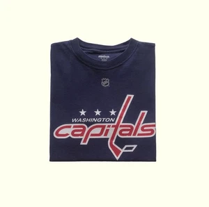 REEBOK NHL HOCKEY WASHINGTON CAPITALS ALEX OVECHKIN VTG Y2K T SHIRT MENs SZ M - Picture 1 of 6