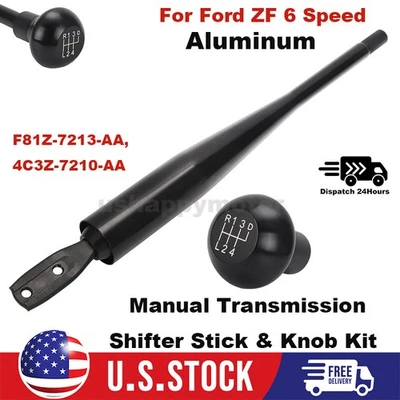 For Ford Super Duty F250 F350 ZF 6 Speed Shifter Stick with Knob S6-650 S6-750 - Image 1 of 4