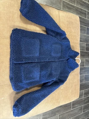 Jaqueta Crewcuts Meninas Sherpa Snap Front Meninas Tamanho G (10-11) - Imagem 1 de 4