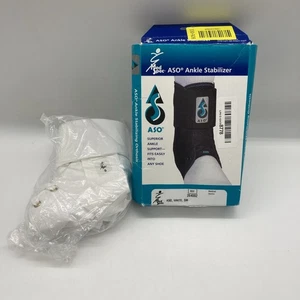 Med Spec ASO Knöchelstabilisator Orthese, Gr. Small weiß offener Karton - Bild 1 von 3