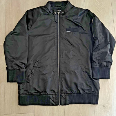 Members Only Jacket Men’s Large Black Nylon Vintage 80s/90s Bomber Racer Retro - Image 1 of 4