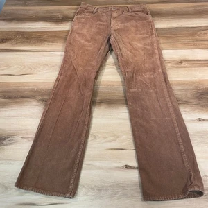 J. Galt Brown Corduroy Flare Leg Pants Womens Small Retro Style Vintage Look - Picture 1 of 9