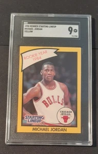 1990 Starting Lineup Michael Jordan (Yellow) SGC 9- Free Shipping - Picture 1 of 2