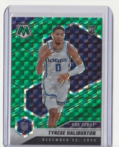 2020-21 Mosaic Tyrese Haliburton RC Green Rookie NBA Debut #264 Sacramento Kings - Picture 1 of 1