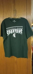 COLOSSEUM Michigan State Universiry Green Tee-shirt! Stretchable! XL - Picture 1 of 2