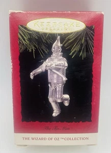 1994 The Tin Man Hallmark Ornament Wizard of Oz ricordo scatola originale - Foto 1 di 8