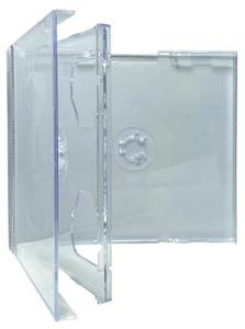 10 STANDARD Clear Triple 3 Disc CD Jewel Case - Picture 1 of 3