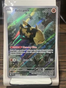 Pokemon Relicanth 173/162 Sv05: Temporal Forces Illustration Rare Holo - Picture 1 of 2