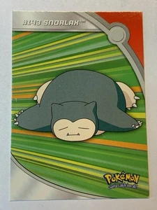 2000 Topps Pokemon #HV14 Snorlax #143 (A) Animation Serie 3 KOSTENLOSER KOMBINIERTER VERSAND - Bild 1 von 3