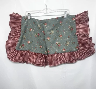 (2) De colección Ralph Lauren Glastonbury Rosebud Euro Almohada Shams Guinga Volantes Foto 1 de 4