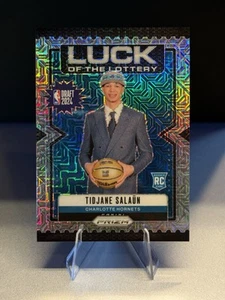 Tidjane Salaun 2024 Prizm Luck Of The Lottery Mojo Rookie RC Hornets /25 #13 - Picture 1 of 4