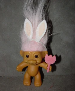 Muñeca Troll 3" Russ Conejo de Pascua Conejo You're My Honey Bunny Pelo Rosa - Imagen 1 de 1