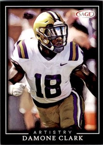 2022 Artistry Black Border #10 Damone Clark NM-MT 