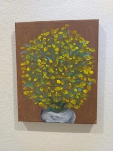 dipinto vaso fiori primavera 8 x 10 - Foto 1 di 2