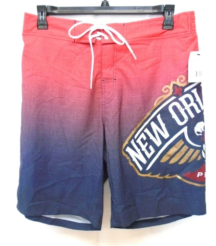 New Orleans Pelicans Men's L GIII Wild Card Swim Trunks 804 Cover