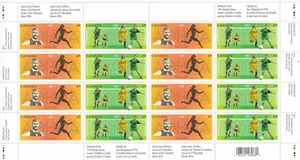 Canada #2049-50 "2004 Olympic Summer Games " Inscription Full Pane of 16 MNH VF - Foto 1 di 1