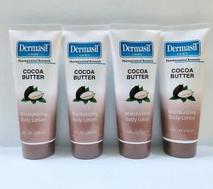 4PK Dermasil Labs COCOA BUTTER Moisturizing Body Lotion 8 FL OZ DRY SKIN RELIEF - Picture 1 of 1