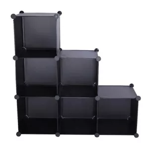 TomCare Cube Storage Shelf - 6-Cube (Black) Brand New in Box & Sealed!! - Picture 1 of 5
