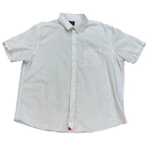 UNTUCKit Short Sleeve Button Up Casual Shirt Cotton Linen XXL Collar Summer - Picture 1 of 8