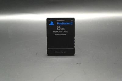 ORIGINALE MEMORY CARD SONY PLAY STATION 2 PS2 NERA  8 GB - Immagine 1 di 2