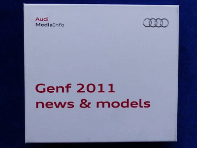 Audi A8 RS3 Q5 hybrid - Media-Info CD-Rom Pressemappe press-kit Genf 03.2011 - Bild 1 von 4