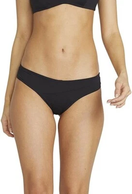 Volcom 264731 Women's Simply Seamless Cheeky Bikini Bottom Black Size Large - Image 1 of 3