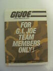 GI Joe pour les membres de l'équipe seulement top secret 1984 formulaire de commande brochure littérature