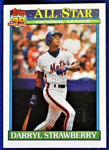 1991 Topps Baseball All Star  Darryl Strawberry #402 Mets................ S00103