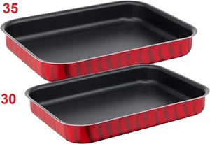 Tefal Tempo Flame Rectangle Oven Try Set Non Stick Coated In France 30, 35 Cm - Picture 1 of 7