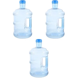 3 Stück Wasser-Gallonen-Flasche, tragbarer Eimer: Wasserkrug mit Griff, - Bild 1 von 12