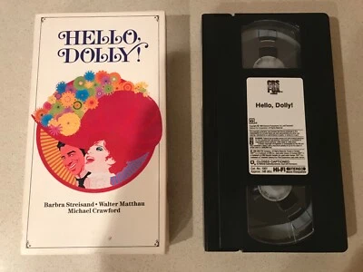 Hello, Dolly! (VHS, 1991) Barbra Streisand, Walter Matthau, Michael Crawford - Image 1 of 3