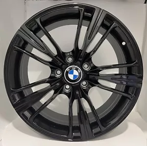 A06 18 inch Gloss Black Rim fits BMW 528i xDrive - 2013 - 2017 - Picture 1 of 8