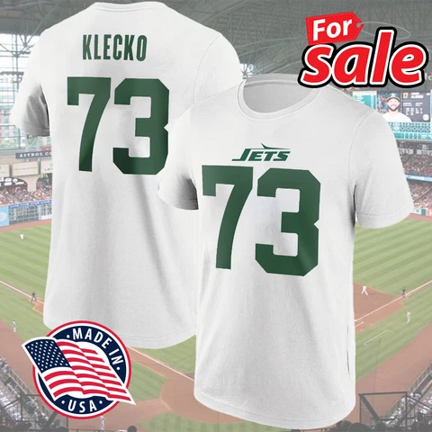 Joe Klecko White New York Jets Legacy Retired Player Game T-Shirt Gift Fan S-3XL Cover